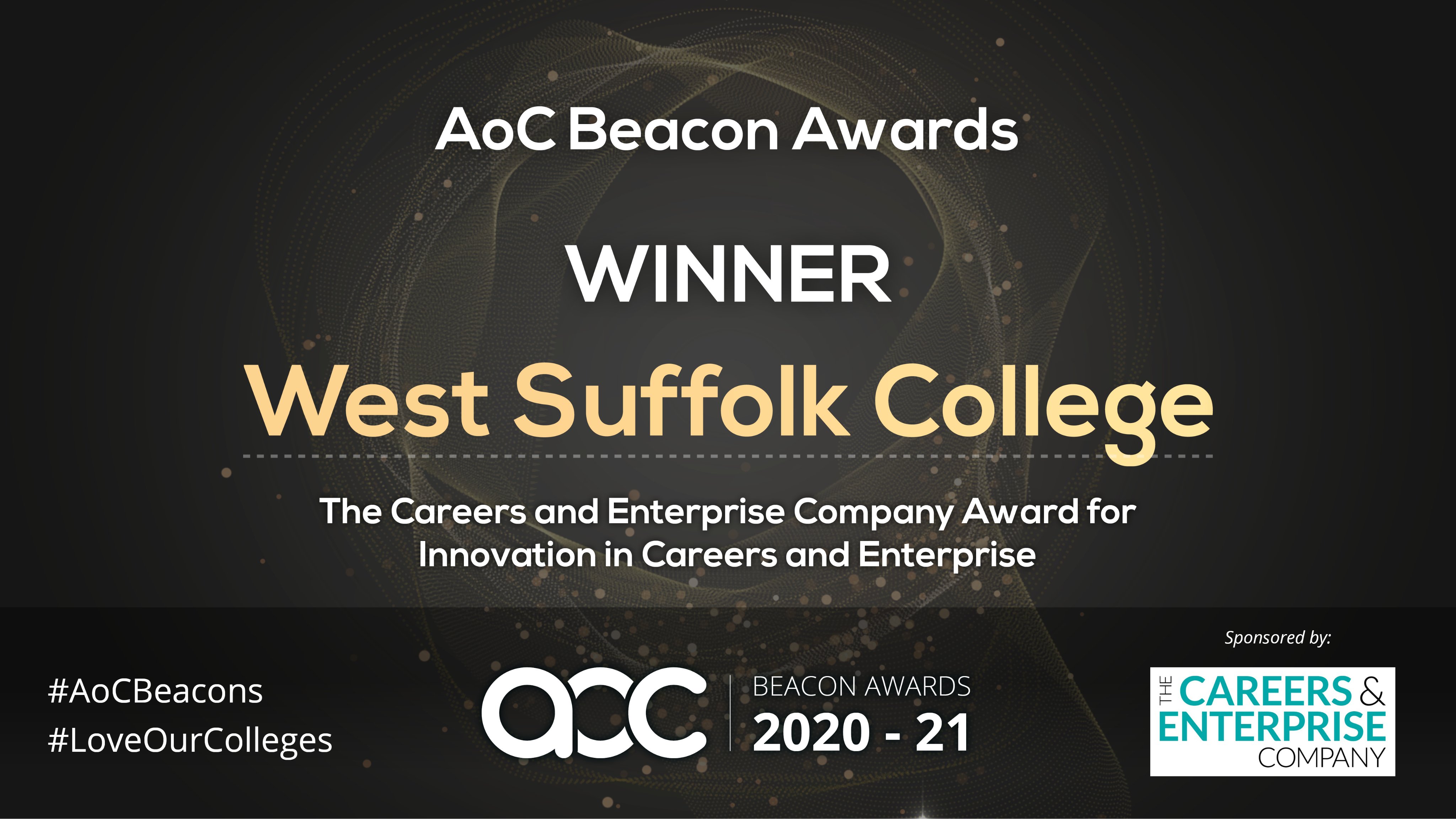 AoC Beacon Award Winner - West Suffolk College