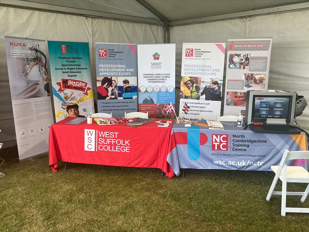 North Cambridgeshire Training Centre (NCTC) featured with Smart Manufacturing Alliance (SMA) at Cambridgeshire County Day