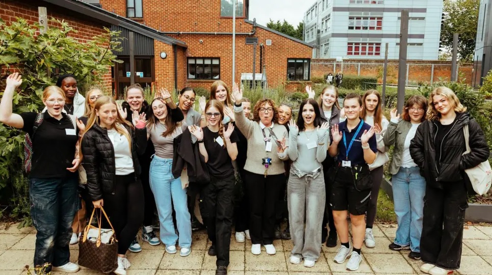 Girls inspired by women in construction event