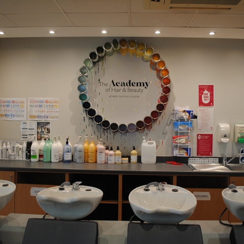The Academy of Hair and Beauty with Salon sinks